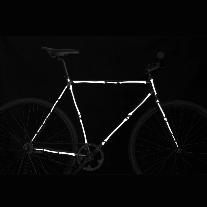 Bookman Reflective Bone Stickers White Bookman