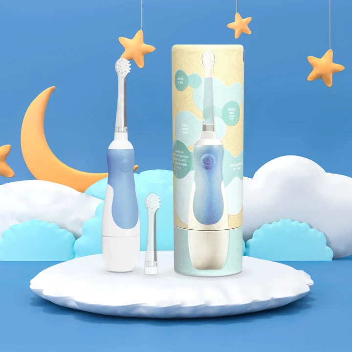 Les Babygators Eltandborste 0-5 år Blue Les Babygators