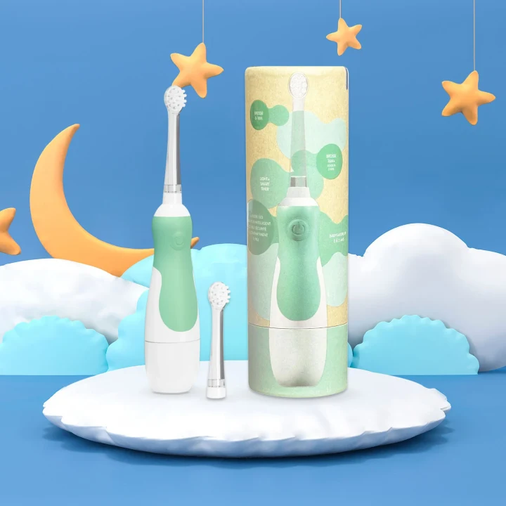 Les Babygators Eltandborste 0-5 år Sage Les Babygators