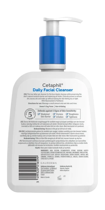 Cetaphil Daily Facial Cleanser 473 ml Cetaphil