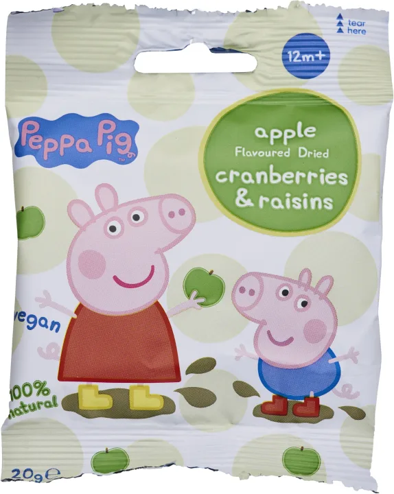 Mumsisar Greta Gris Äpple 20 g Mumsisar