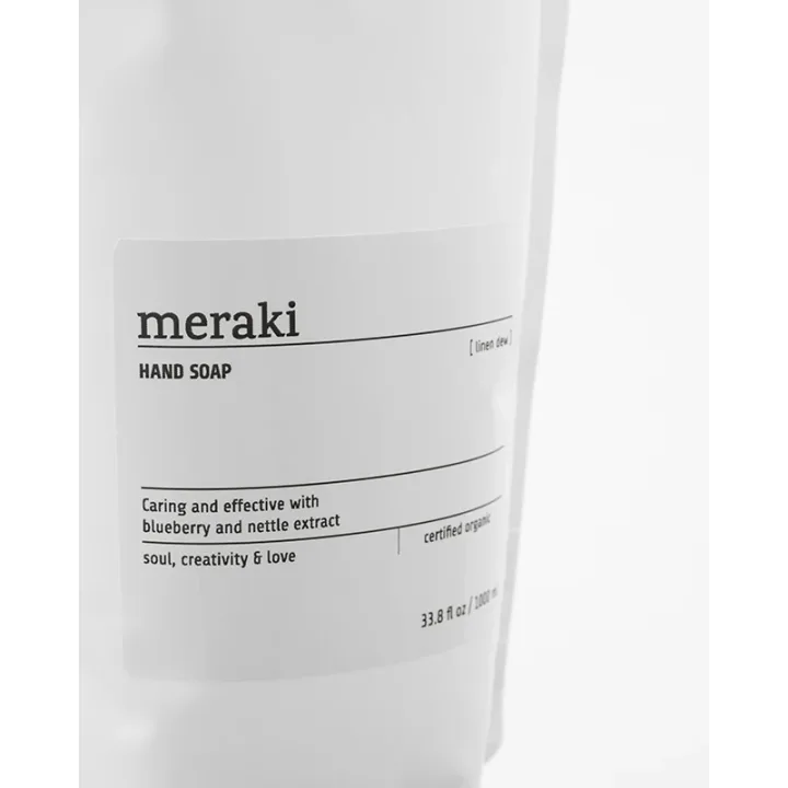 Meraki Hand Soap Linen Dew Refill 1000ml Meraki