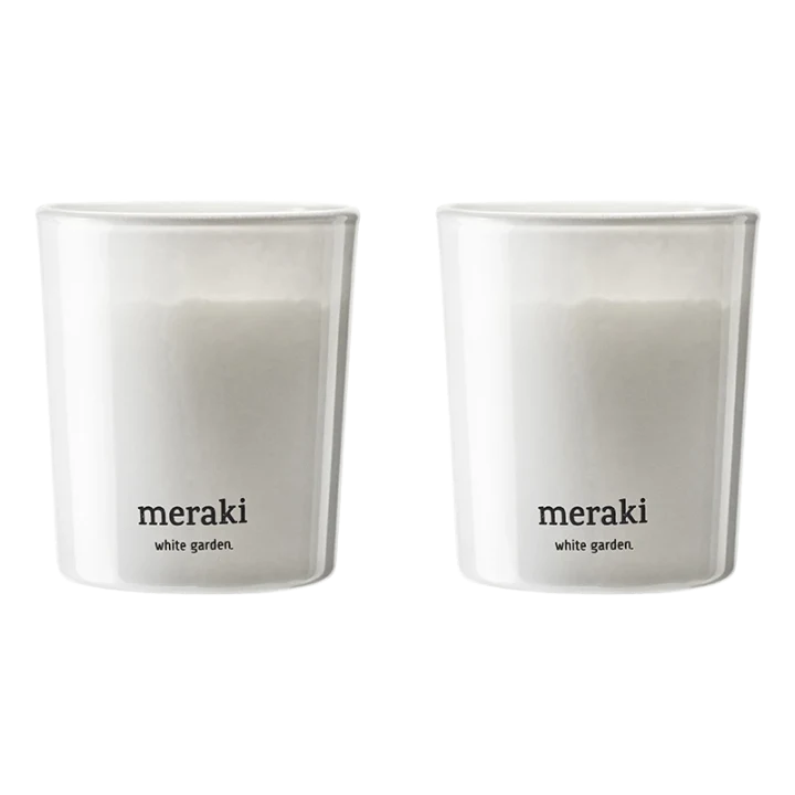 Meraki Doftljus White Garden 2x60g Meraki