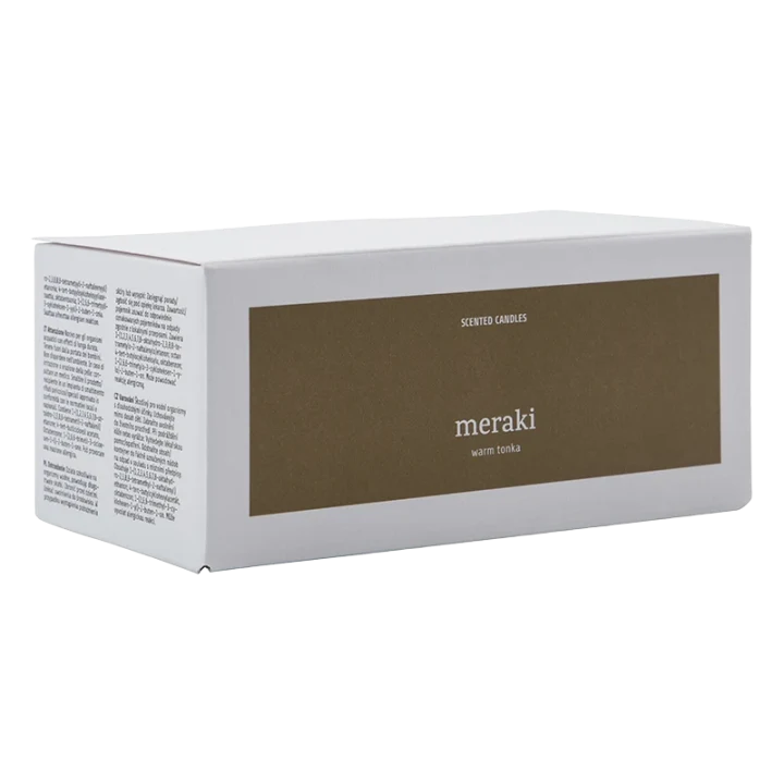 Meraki Doftljus Warm Tonka 2x60g Meraki