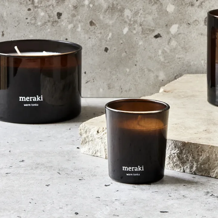 Meraki Doftljus Warm Tonka 2x60g Meraki
