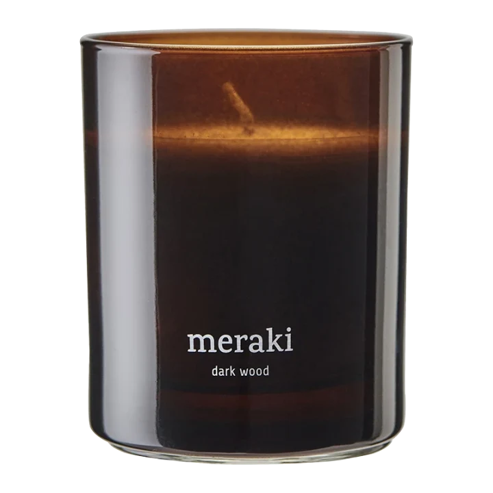 Meraki Doftljus Dark Wood 200g Meraki