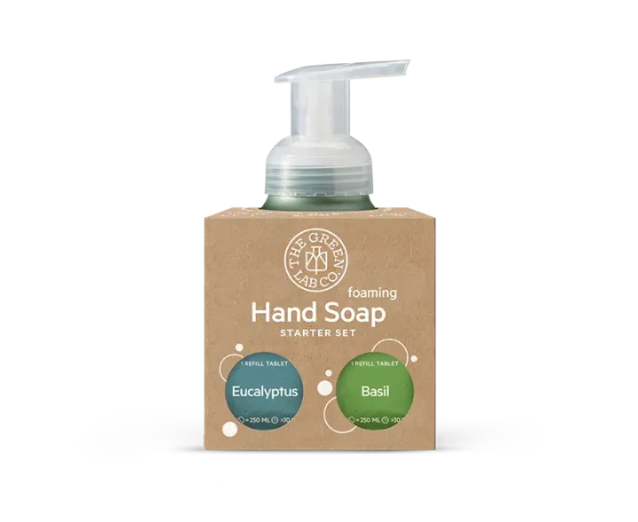The Green Lab Hand Soap Starter Set Eucalyptus & Basil 2x125ml The Green Lab