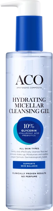 ACO Face Hydrating Micellar Cleanser Gel 200 ml ACO