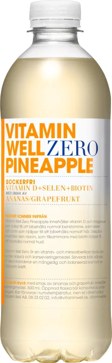 Vitamin Well Zero Pineapple 500 ml Vitamin Well