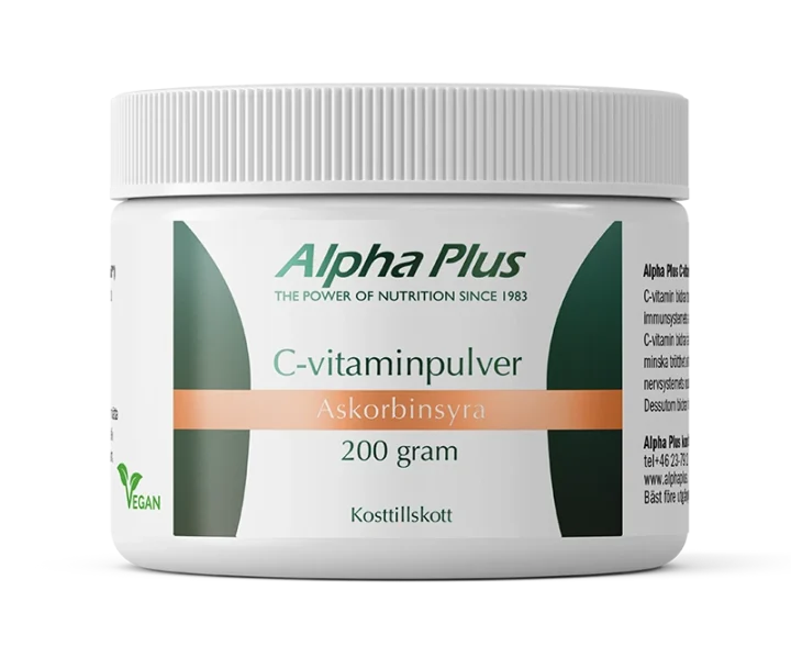 Alpha Plus C-Vitaminpulver 200 g Alpha Plus