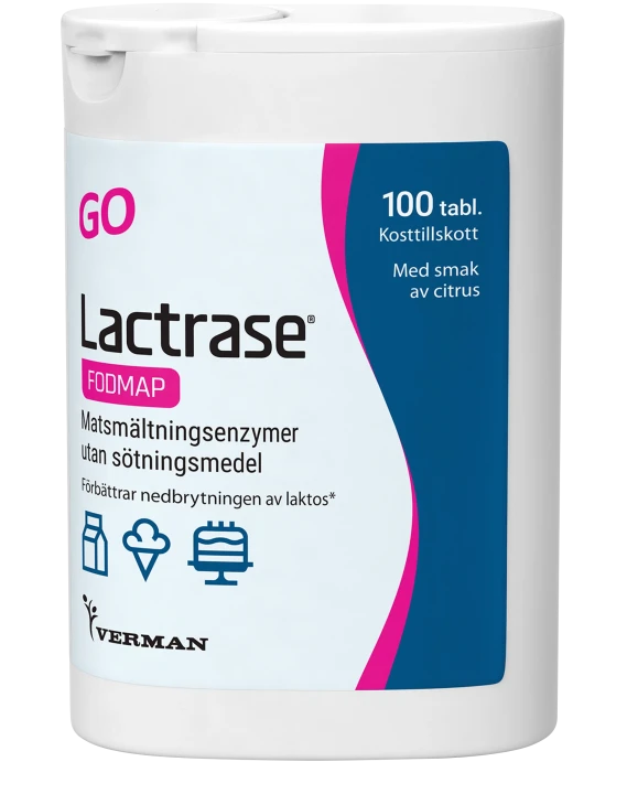 Lactrase FODMAP 100 st Lactrase