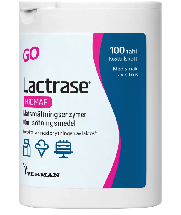 Lactrase FODMAP 100 st Lactrase