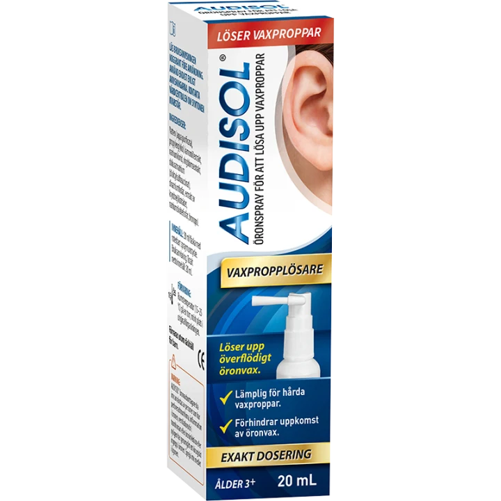 Audisol Vaxpropplösare 20ml Audisol
