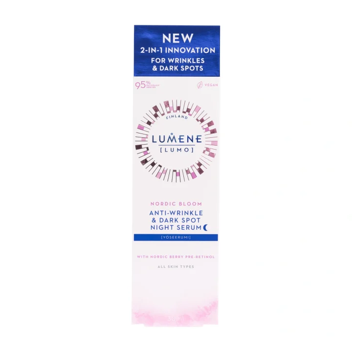 Lumene Nordic Bloom Anti-Wrinkle & Dark Spot Night Serum 30 ml Lumene