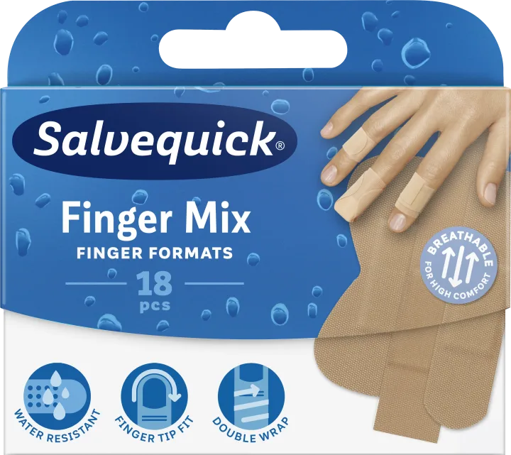 Salvequick Finger Mix 18 st Salvequick