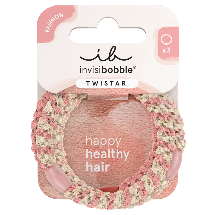 Invisibobble Twistar Braids Blush 3 st Invisibobble