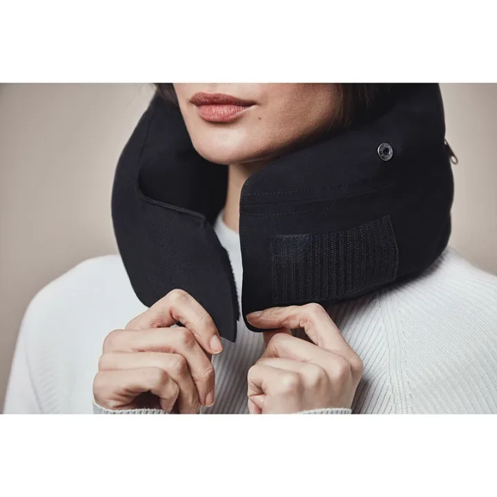 Ovaer Nackkudde med Huva Pitch Black Ovaer