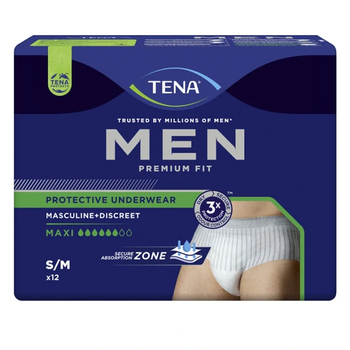 TENA Men Premium Fit Maxi S/M 12 st Tena