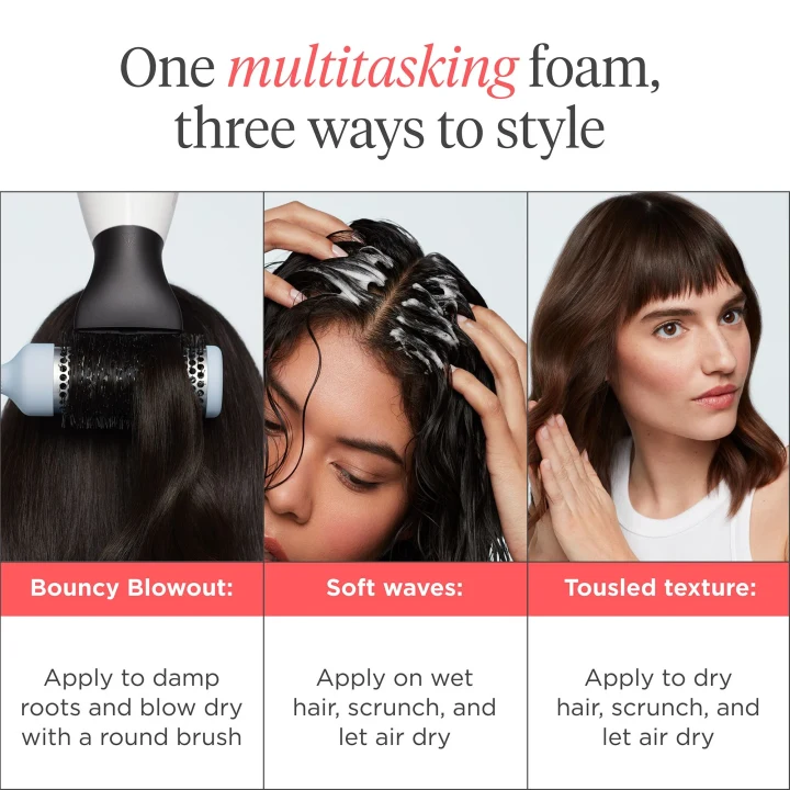 Briogeo Style+Treat Yuzu+Plum Oil Full Miracle Styling Foam 150 ml Briogeo