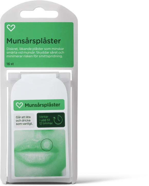 Hjärtats Munsårsplåster 16st Hjärtats