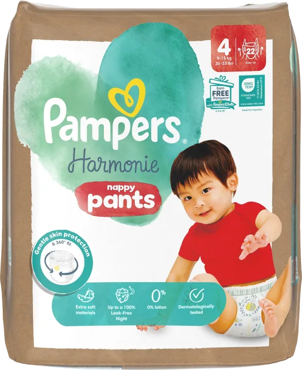 Pampers Harmonie Storlek 4 Pants 9-15 kg 22 st Pampers
