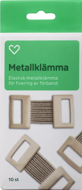 Hjärtats Metallklämmor 10 st Hjärtats