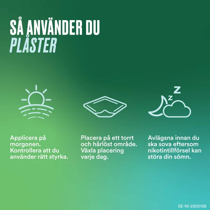 Nicorette Novum depotplåster 25 mg/16 timmar 14 st Nicorette