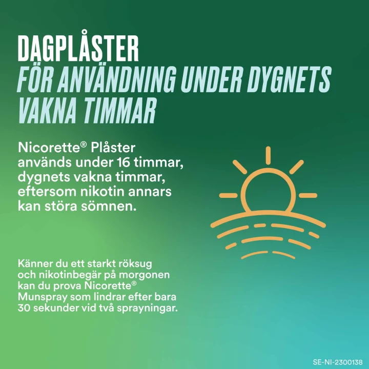 Nicorette Novum nikotinplåster 10 mg/16 timmar 14 st Nicorette
