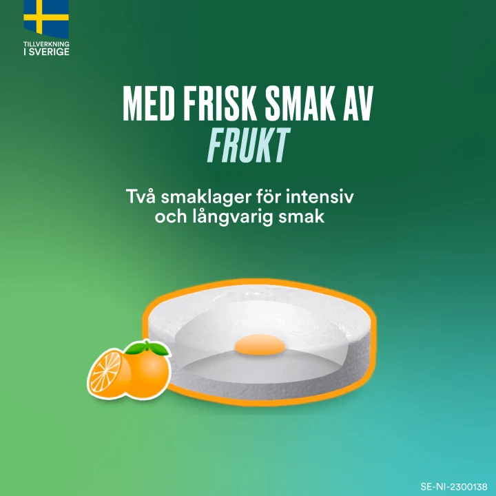 Nicorette Frukt sugtablett 2mg, 160 st Nicorette