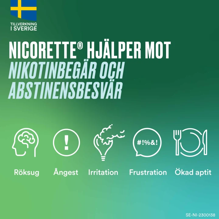 Nicorette medicinskt tuggummi 2 mg 30 st Nicorette