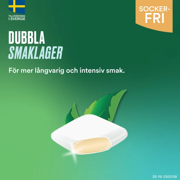 Nicorette Mentolmint medicinskt tuggummi 4 mg 210 st Nicorette