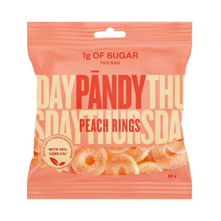 Pändy Candy Peach Rings 50 g Pändy