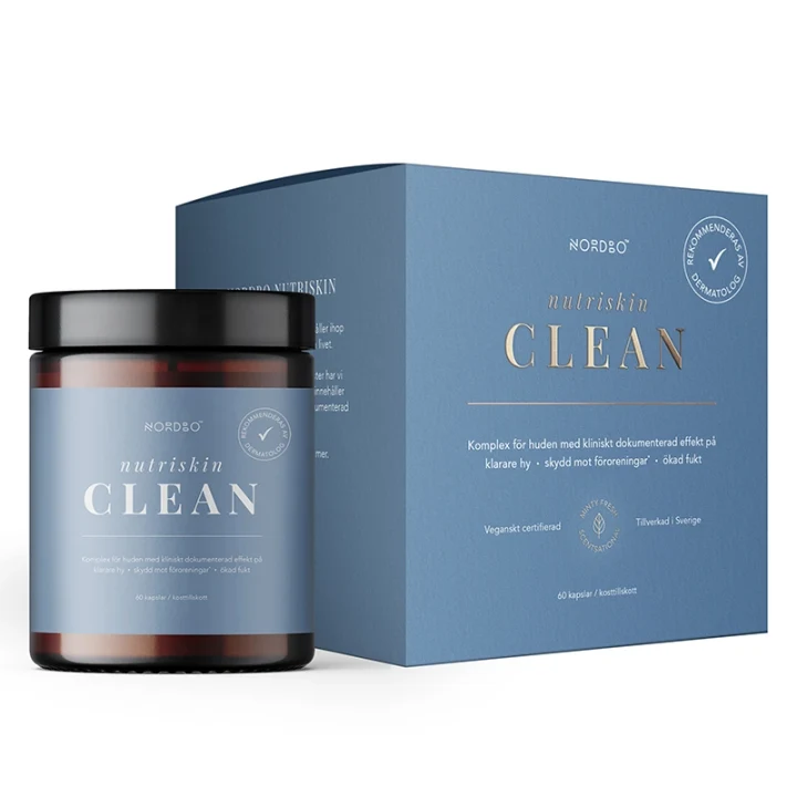 Nordbo Nutriskin CLEAN 60 kapslar Nordbo