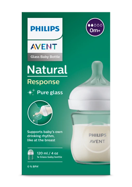 Philips Avent Natural Response Nappflaska Glas 120 ml Philips Avent