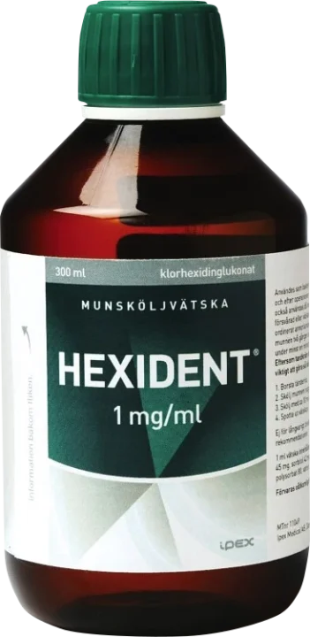 Hexident munskölj 1mg/ml Hexident