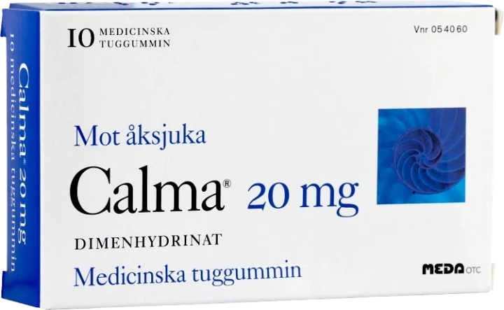 Calma medicinskt tuggummi 20 mg 10 st Calma