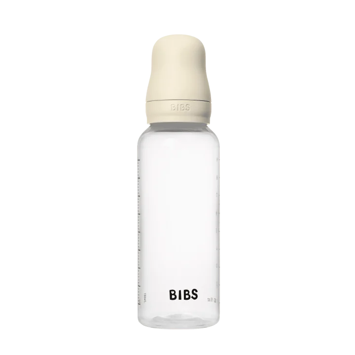 BIBS Baby Bottle Round Latex Medium Flow Ivory 270 ml 1-pack Bibs