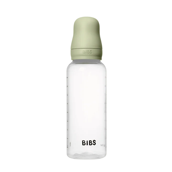 BIBS Baby Bottle Round Latex Medium Flow Sage 270 ml 1-pack Bibs