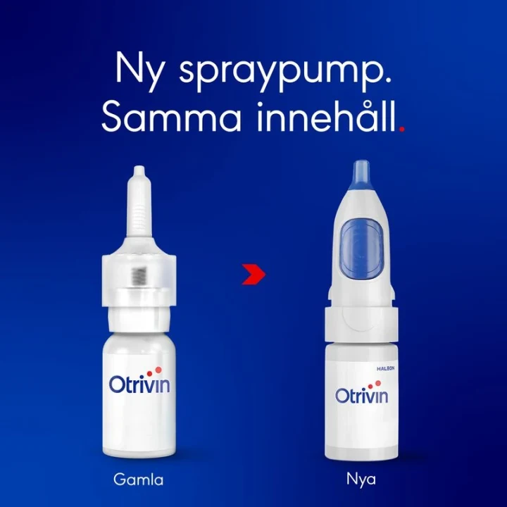 Otrivin Comp nässpray, lösning 0,5mg/ml+0,6mg/ml, 10ml Otrivin