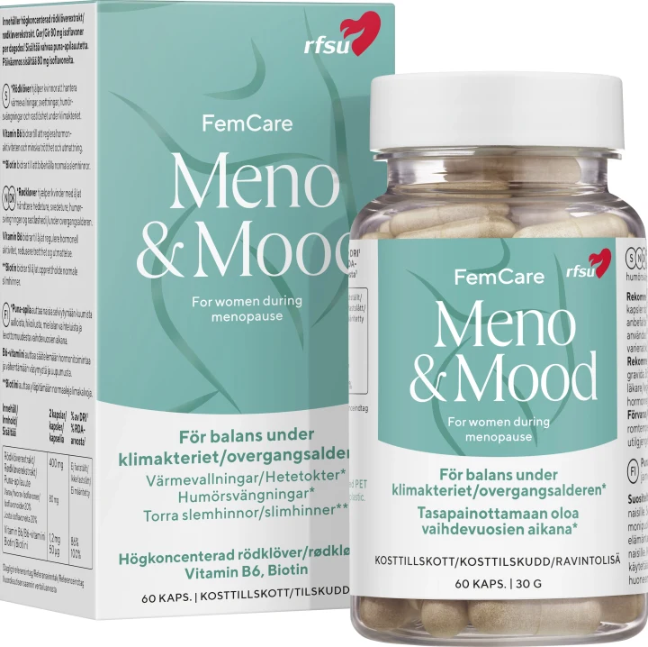RFSU Femcare Meno&Mood 60 kapslar Rfsu