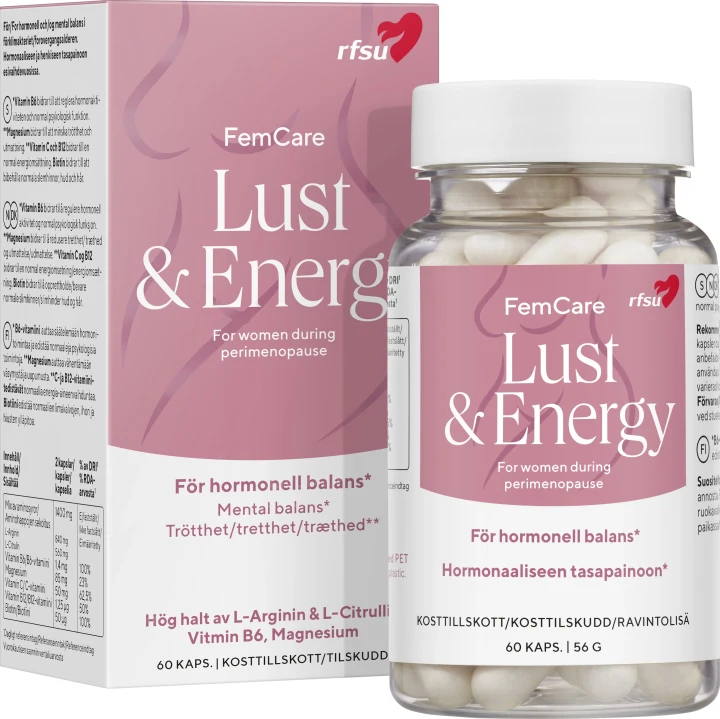 RSFU Femcare Lust&Energy 60 kapslar Rfsu
