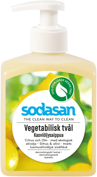 Sodasan Ekologisk Tvål Citrus & Oliv 300 ml Sodasan