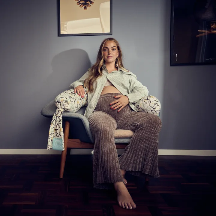 Najell Gravidkudde Flower White Najell