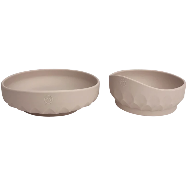 Najell Barntallrik & Skål Silikon Dune Beige Najell