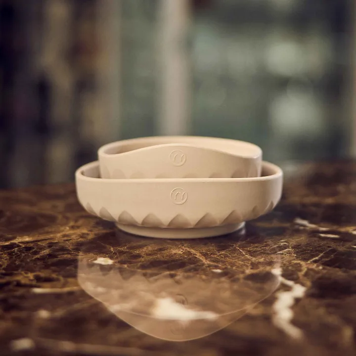 Najell Barntallrik & Skål Silikon Dune Beige Najell