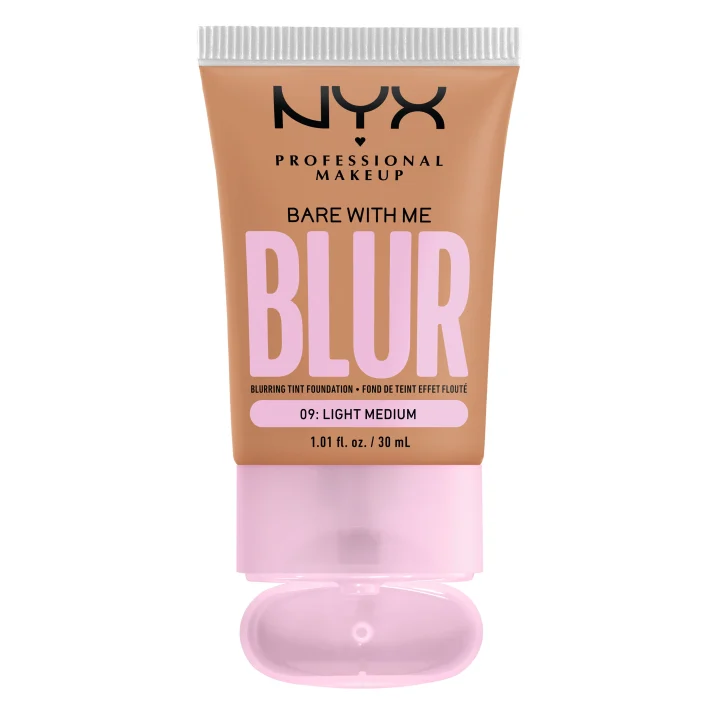 NYX Professional Makeup Bare With Me Blur Tint Foundation 30 ml 09 Light Medium NYX Professional Makeup