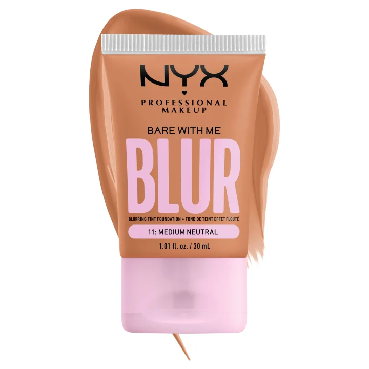 NYX Professional Makeup Bare With Me Blur Tint Foundation 30 ml 11 Medium Neutral NYX Professional Makeup