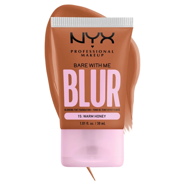 NYX Professional Makeup Bare With Me Blur Tint Foundation 30 ml 15 Warm Honey NYX Professional Makeup