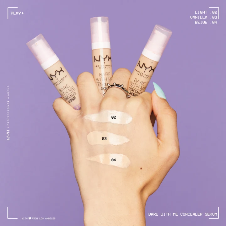NYX Professional Makeup Bare With Me Concealer Serum 9,6 ml 04 Beige NYX Professional Makeup