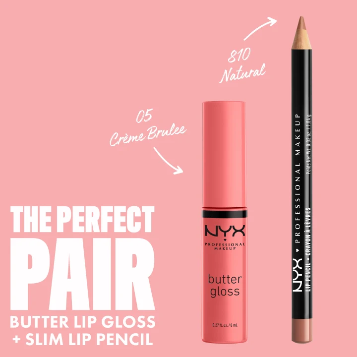 NYX Professional Makeup Butter Gloss Lip Gloss 8 ml 05 Creme Brulee NYX Professional Makeup